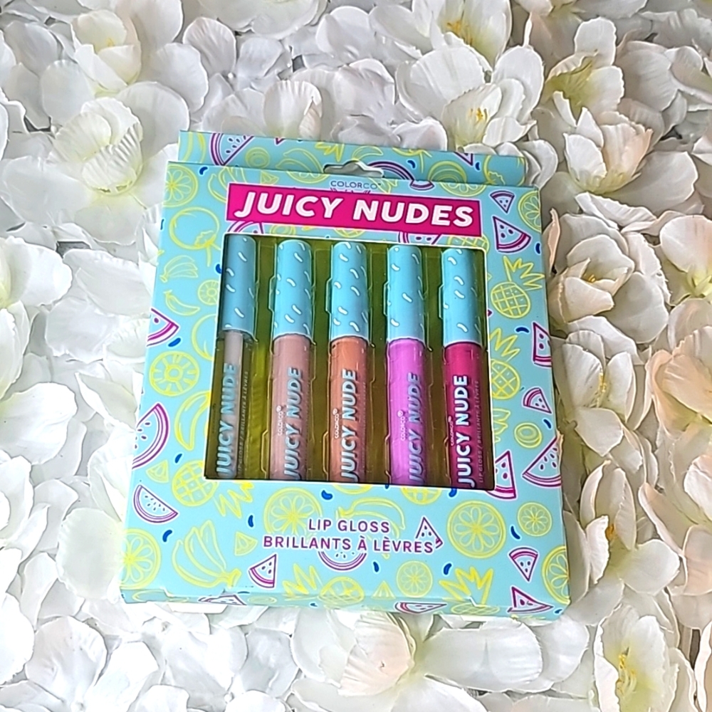 Brand New 5 pk COLORCO JUICY NUDES LiP GLOSS Set